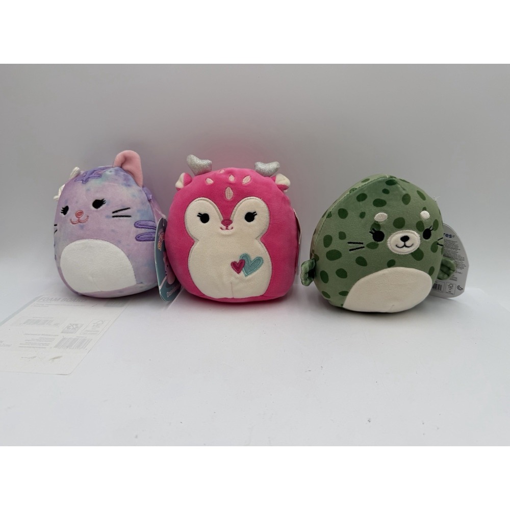 Squishmallows Lot of 3 5" Plush Duchess Desvidaniya Chutney w/ Tags